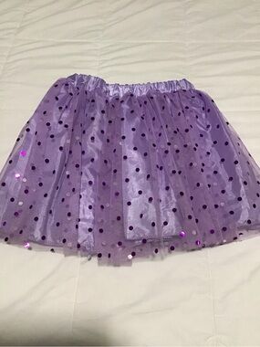 Expressions Lavender Sequin Dot Tutu Skirt 5-10